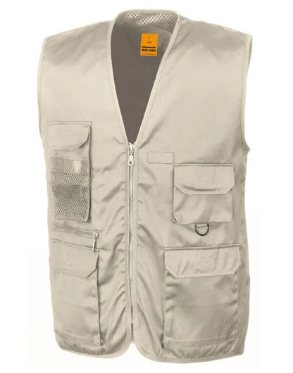 Result Workguard Safari Waistcoat R45X - - Customisable Jacket