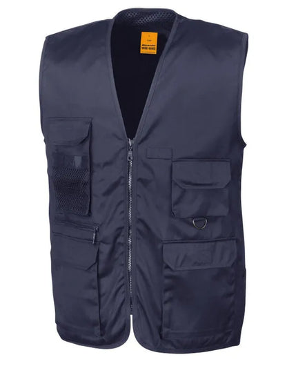 Result Workguard Safari Waistcoat R45X - - Customisable Jacket