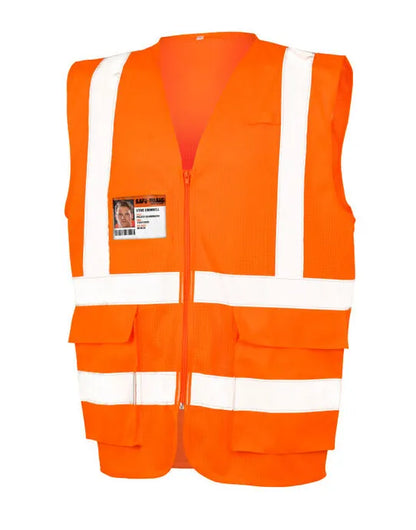 Result Sguard Exec Cool Mesh Safety Vest R479X - - Customisable Safetywear