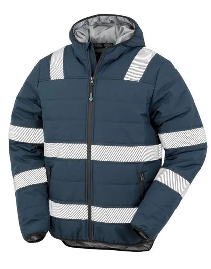 Result Rcycled Ripstop Padded Safety Jacket R500X - - Customisable Safetywear