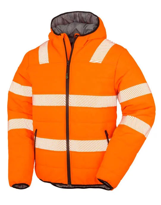Result Rcycled Ripstop Padded Safety Jacket R500X - - Customisable Safetywear