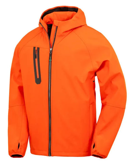 Result Genuine Recycled Result 3-Layer Recycled Hooded Softshell R909X - - Customisable Jacket
