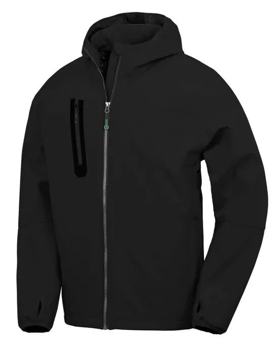 Result Genuine Recycled Result 3-Layer Recycled Hooded Softshell R909X - - Customisable Jacket