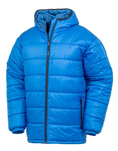 Result Recycled Hooded Padded Parka R910X - - Customisable Outerwear