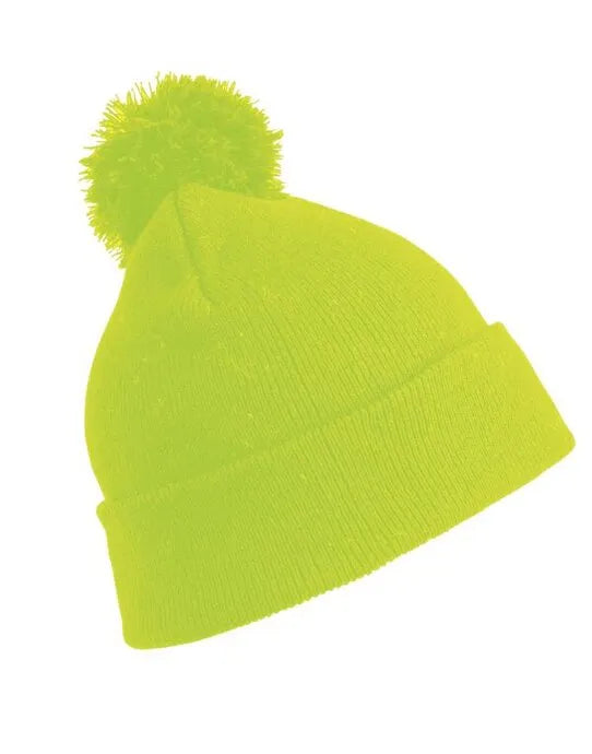 Result Winter Junior Pom Pom Beanie rc028j - - Customisable Caps