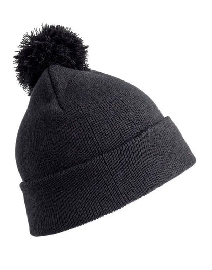 Result Winter Junior Pom Pom Beanie rc028j - - Customisable Caps
