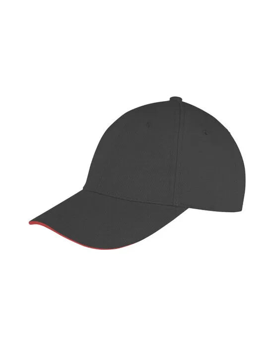Result Core Memphis Sandwich Peak Cap rc091x - - Customisable Caps