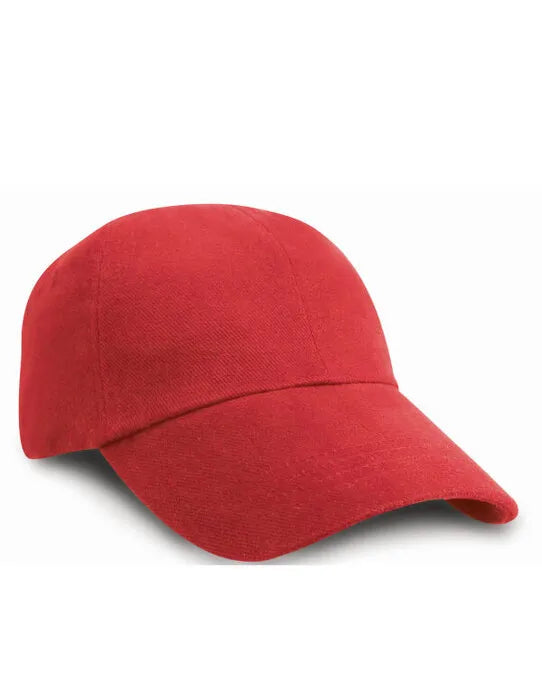 Result Low Profile Brushed Cotton Cap rc24 - - Customisable Caps