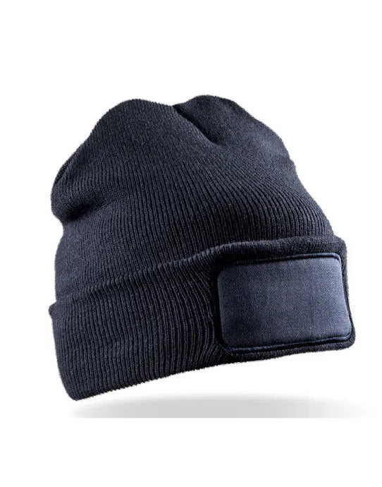 Result Recycled Dble Knit Printer Beanie rc927x - - Customisable Caps