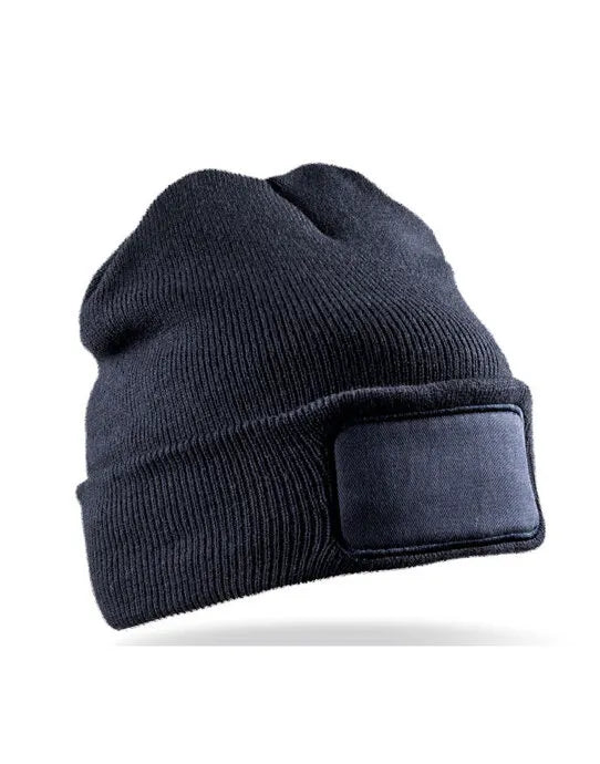 Result Rcycled Thinsulate Printer Beanie rc934x - Navy O S - Customisable Caps