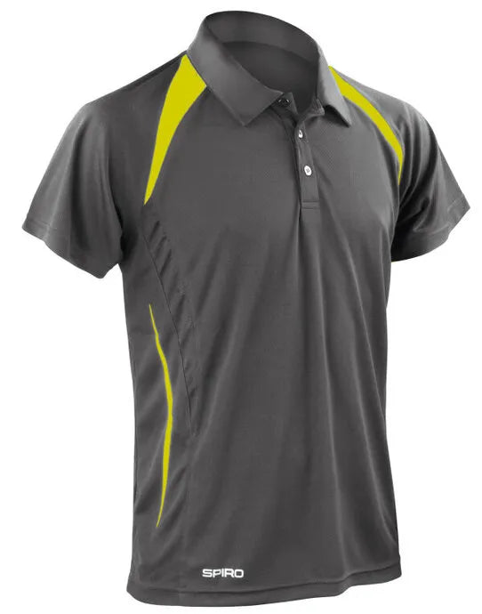 Spiro Mens Team Spirit Polo Shirt S177M - - Customisable Polos