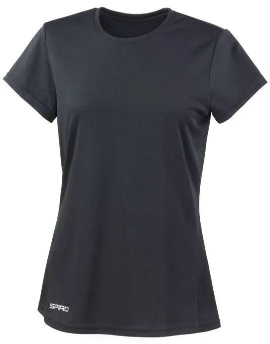 Spiro Ladies Quick Dry S/Sleeve T-Shirt S253F - - Customisable T-Shirt