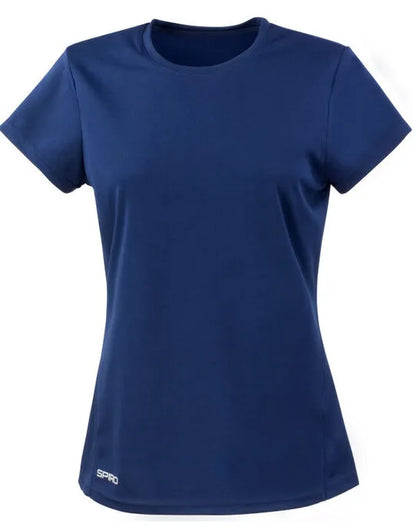 Spiro Ladies Quick Dry S/Sleeve T-Shirt S253F - - Customisable T-Shirt