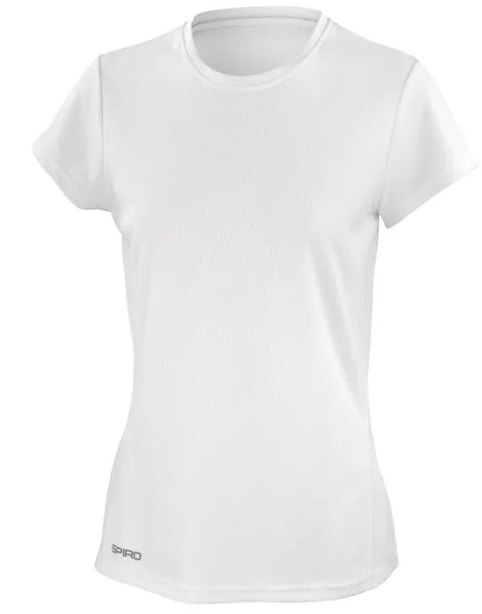 Spiro Ladies Quick Dry S/Sleeve T-Shirt S253F - - Customisable T-Shirt