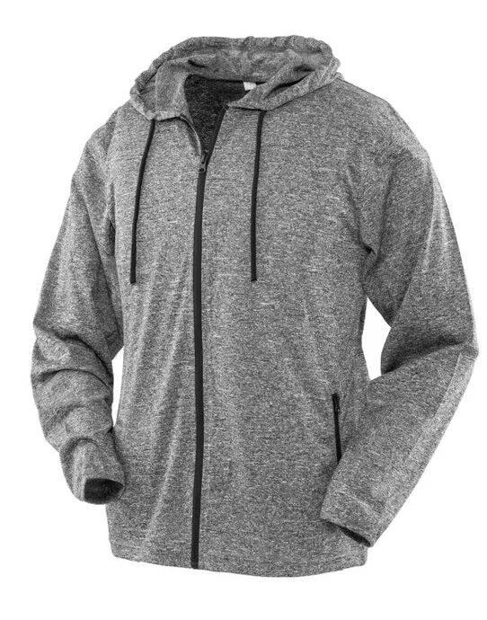 Spiro Fitness Womens Hooded Tee Jacket s277f - - Customisable Jacket