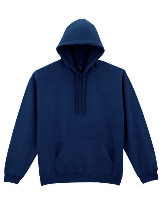 Softstyle Midweight Fleece Adult Hoodie Black - SF500 - - Customisable Hoodies
