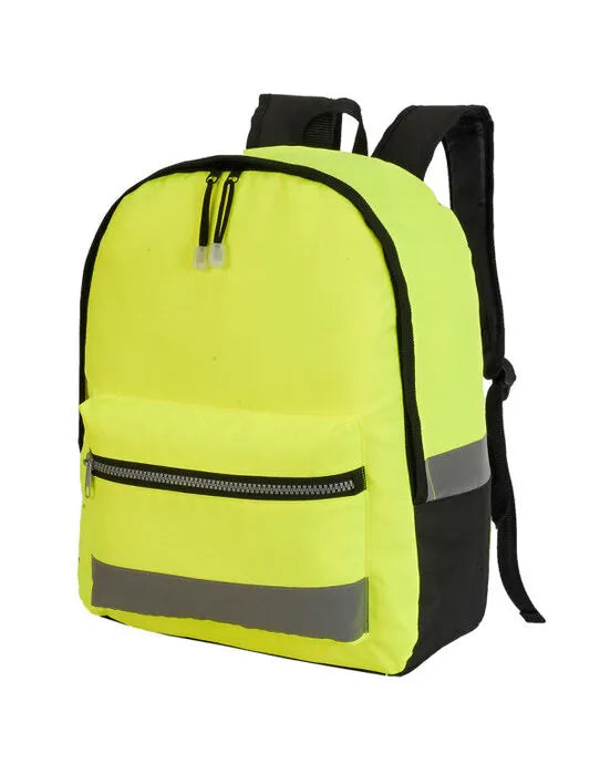 Shugon Gatwick Hi Vis Backpack sh1340 - - Customisable Bags