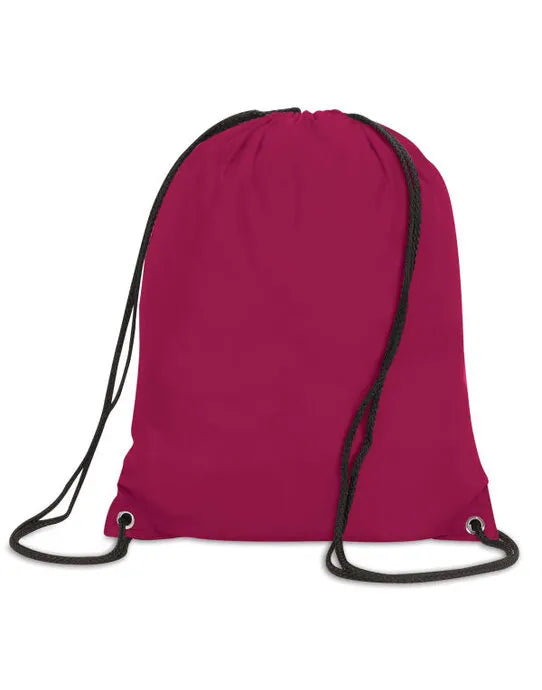 Shugon Stafford Drawstring Tote Bag sh5890 - Burgundy O S - Customisable Bags