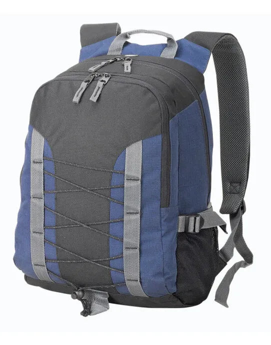 Shugon Miami Backpack sh7690 - Black Navy O S - Customisable Bags