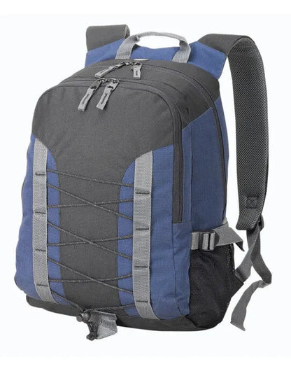 Shugon Miami Backpack sh7690 - Black Navy O S - Customisable Bags
