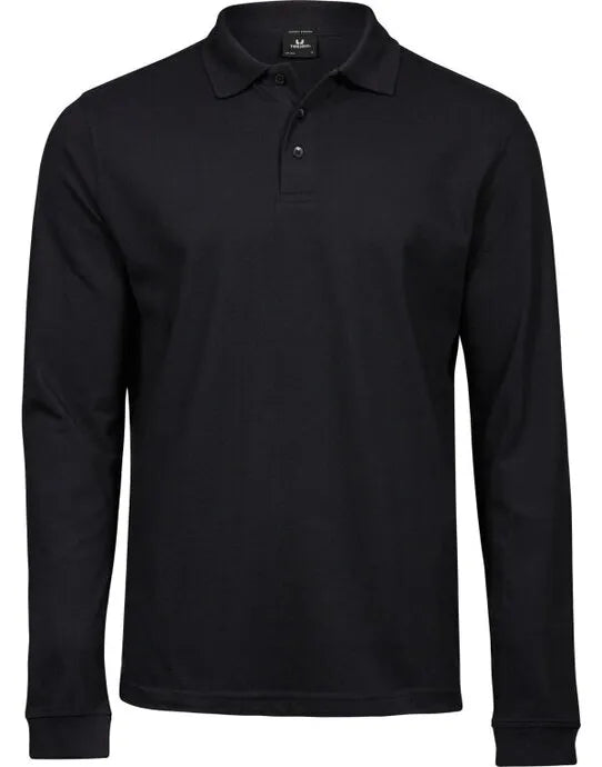 Tee Jays Mens Luxury L/S Stretch Polo TJ1406 - - Customisable Polos