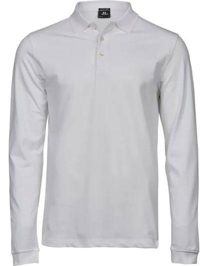 Tee Jays Mens Luxury L/S Stretch Polo TJ1406 - - Customisable Polos