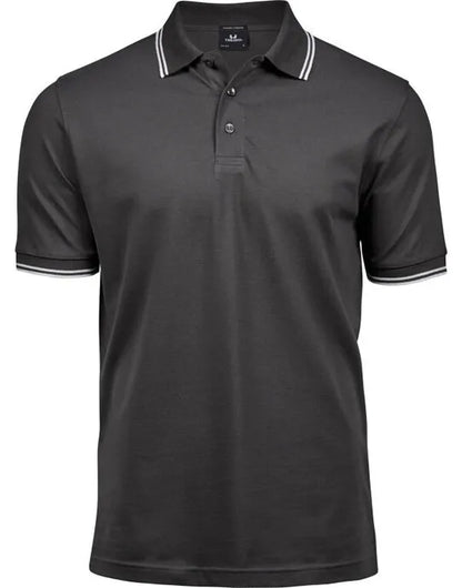 Tee Jays Mens Luxury Stripe Stretch Polo TJ1407 - - Customisable Polos