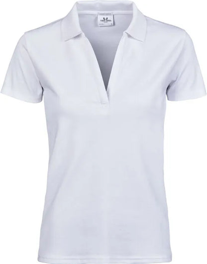 Tee Jays Womens Luxury Stretch V Polo TJ1409 - - Customisable Polos