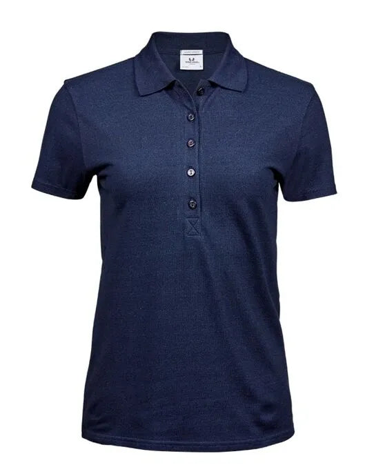 Ladies Luxury Stretch Polo Tj145 - Denim XL - Customisable POLO SHIRTS