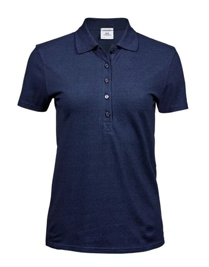 Ladies Luxury Stretch Polo Tj145 - Denim XL - Customisable POLO SHIRTS