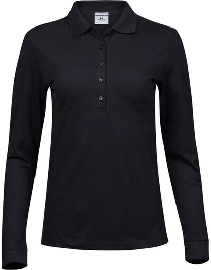 Tee Jays Ladies Luxury L/S Stretch Polo TJ146 - - Customisable Polos
