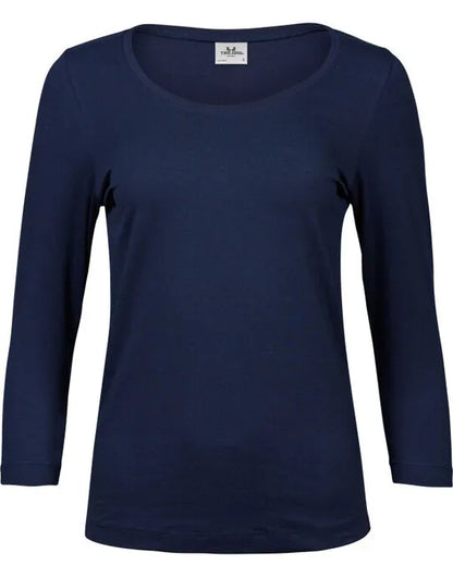 Tee Jays Ladies 3/4 Sleeve Stretch Tee TJ460 - - Customisable T-Shirt