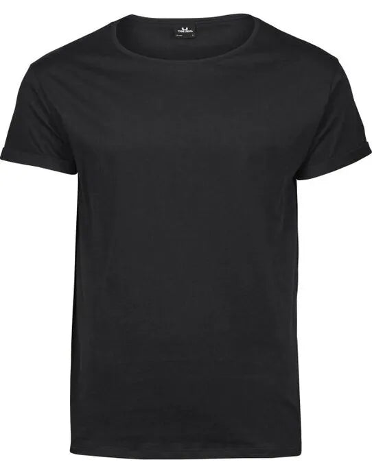 Tee Jays Mens Roll Up Sleeve Tee TJ5062 - - Customisable T-Shirt