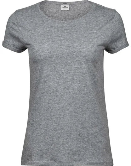 Tee Jays Ladies Roll Up Sleeve Tee TJ5063 - - Customisable T-Shirt