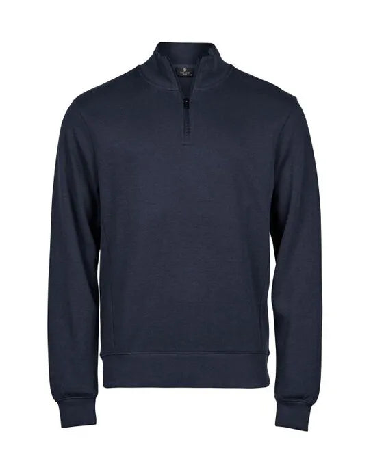Tee Jays Ribbed Interlock Half Zip TJ5506 - - Customisable Sweatshirts