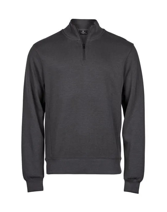 Tee Jays Ribbed Interlock Half Zip TJ5506 - - Customisable Sweatshirts