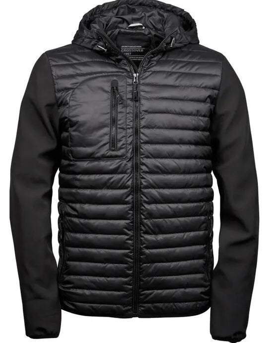 Tee Jays Mens Hooded Crossover Jacket TJ9628 - - Customisable Jacket