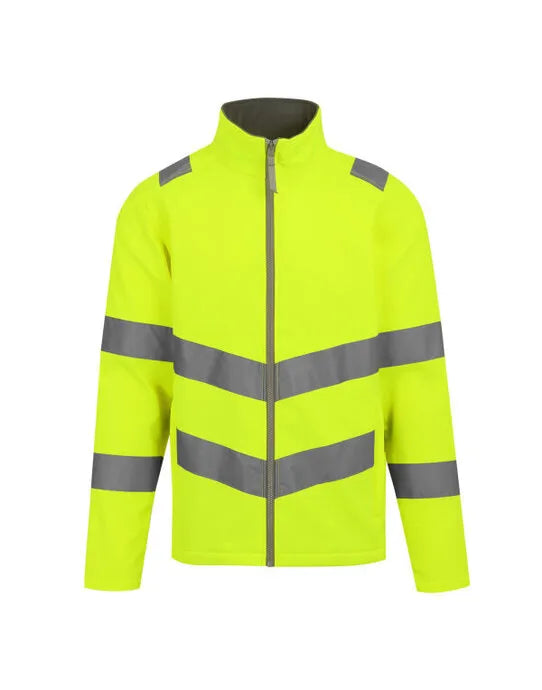 Regatta Hi Vis Pro Contract Ablaze SShel TRA712 - - Customisable Softshell Jacket