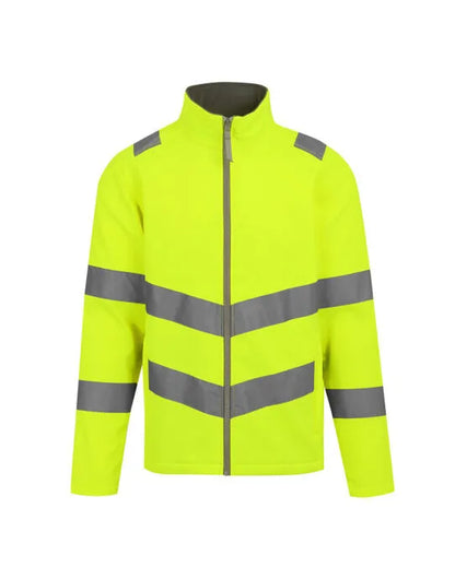 Regatta Hi Vis Pro Contract Ablaze SShel TRA712 - - Customisable Softshell Jacket