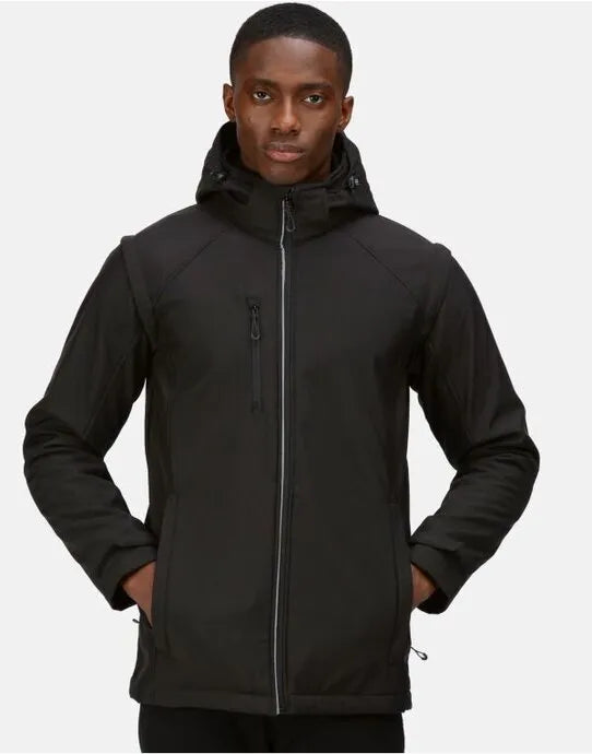 Regatta Professional Regatta Mens Earsmus 4-In-1 Softshell TRA713 - - Customisable Softshell Jacket