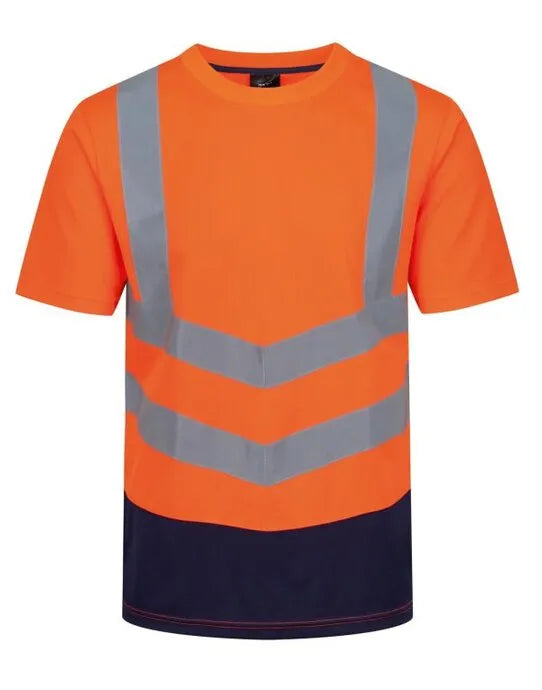 Regatta High Visibility Regatta Hi Vis Pro Short Sleeve T-Shirt TRS194 - - Customisable Hi-Vis T-Shirts