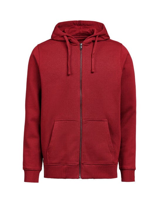 Untagged Movement UM FZ Hoodie Regular Fit OCS/RCS - UM3450010 - Brick - Customisable UNISEX SWEATSHIRTS &amp; HOODIES