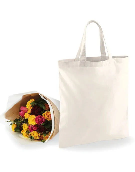 Westford Mill Bag for Life Short Handles W101S - - Customisable Bags