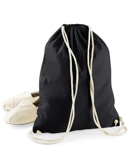 Westford Mill Cotton Gymsac w110 - - Customisable Bags