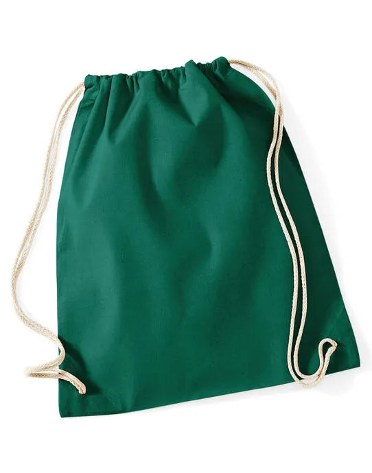 Westford Mill Cotton Gymsac w110 - - Customisable Bags