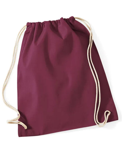 Westford Mill Cotton Gymsac w110 - - Customisable Bags