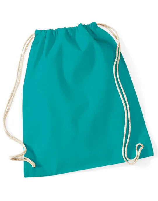 Westford Mill Cotton Gymsac w110 - - Customisable Bags