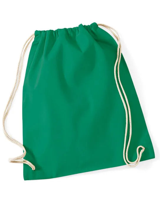 Westford Mill Cotton Gymsac w110 - - Customisable Bags