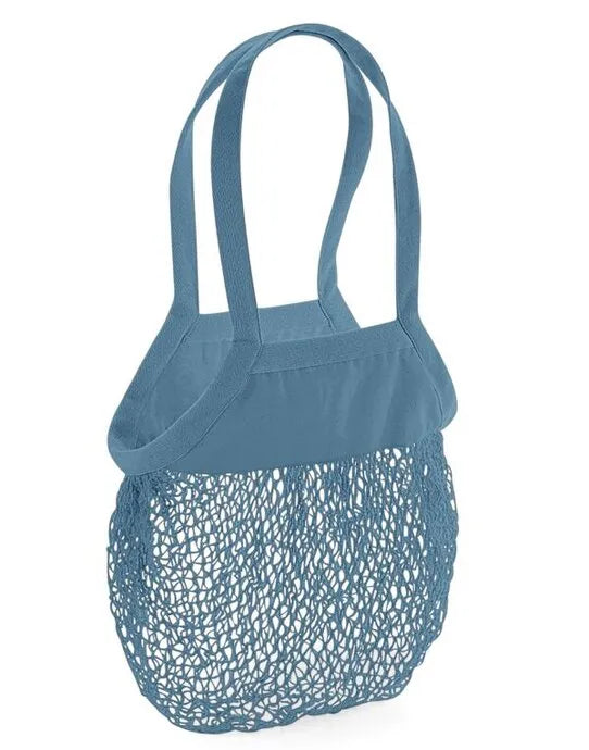 Westford Mill Organic Mesh Grocery Bag w150 - - Customisable Bags