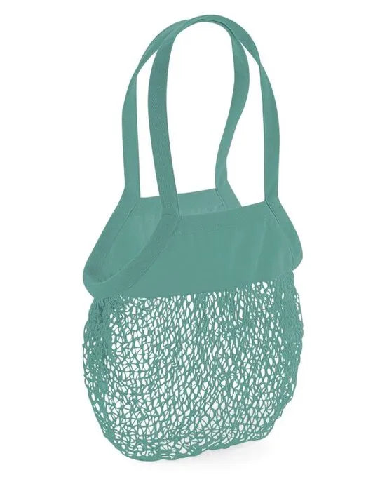 Westford Mill Organic Mesh Grocery Bag w150 - - Customisable Bags